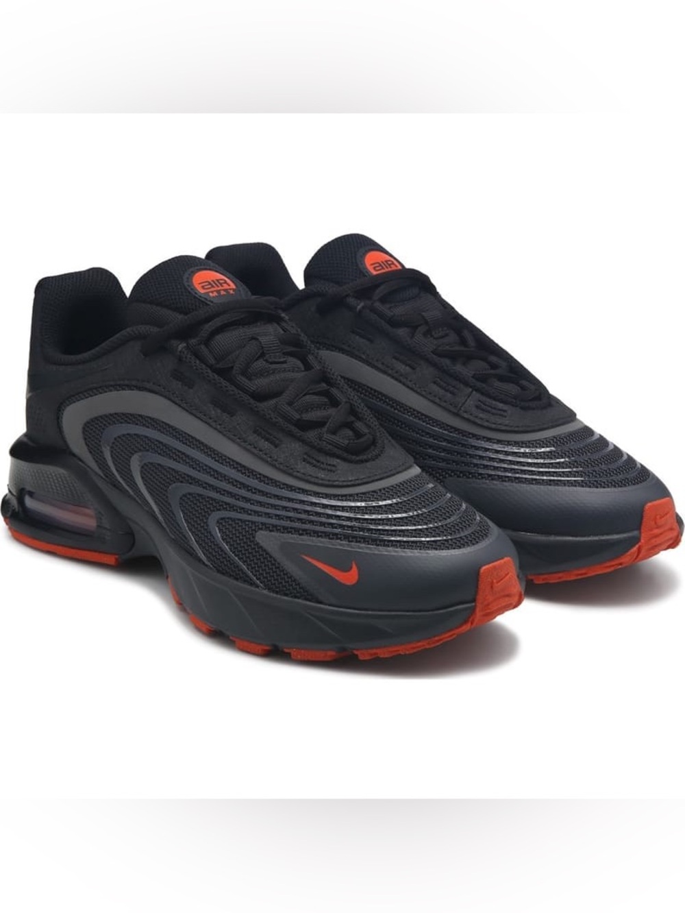 NWT Men's Air Max Fire Casual Sneakers- Red/Black Size 11.5